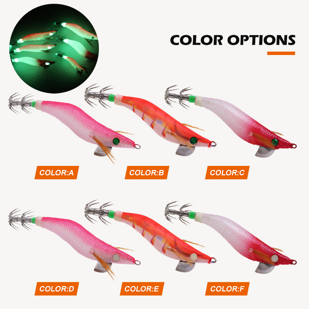 Fishing Hook Size - 1 Pezzo di Esca Luminosa in