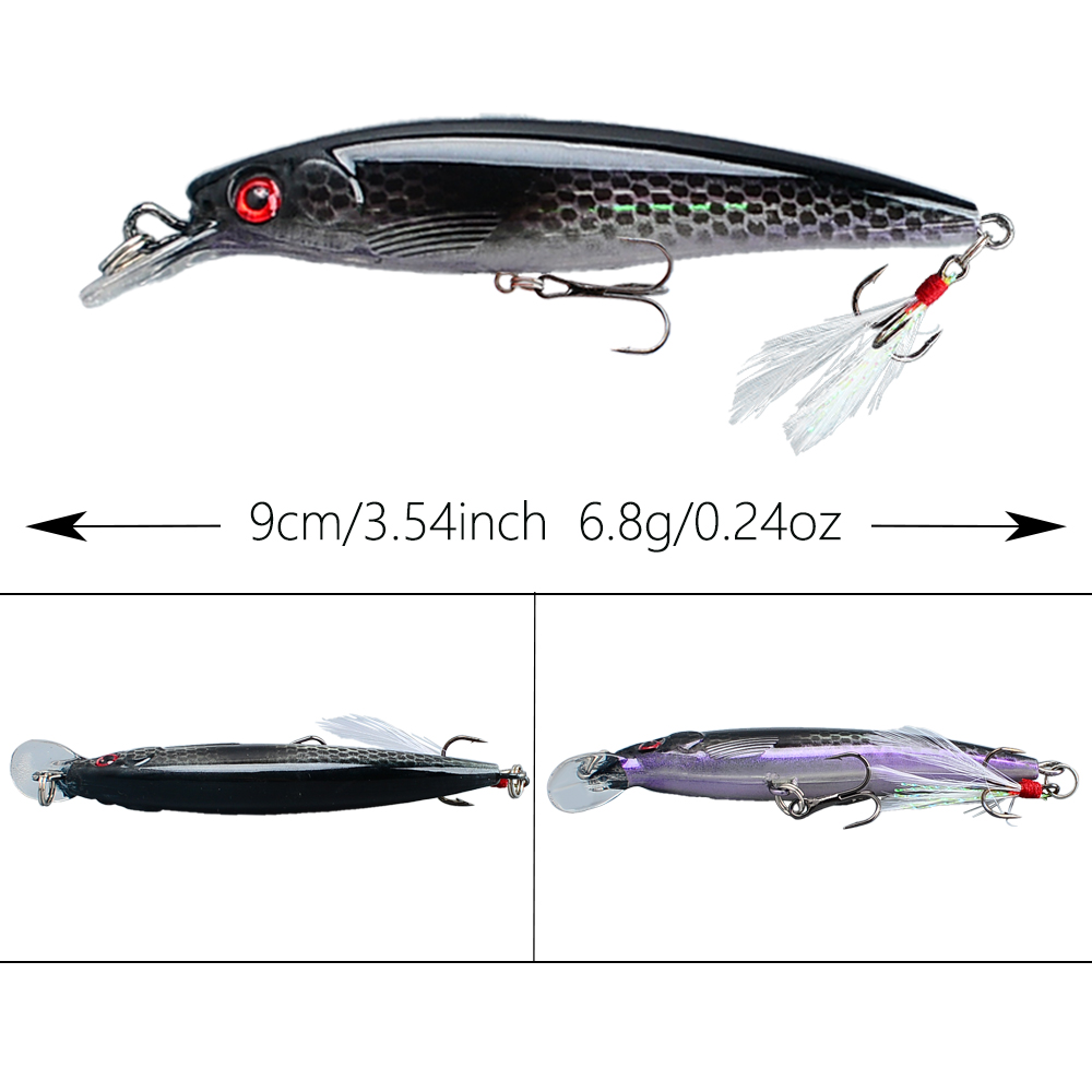 Set di 10 esche da pesca bioni - Fishing Hook Treble recensione e prezzo