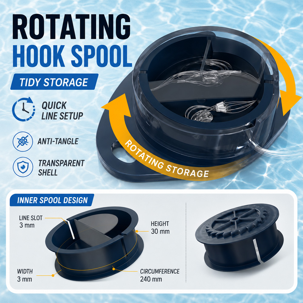 VIKINGAR Scatola Portatile Gir - Fishing Hook Box recensione e prezzo