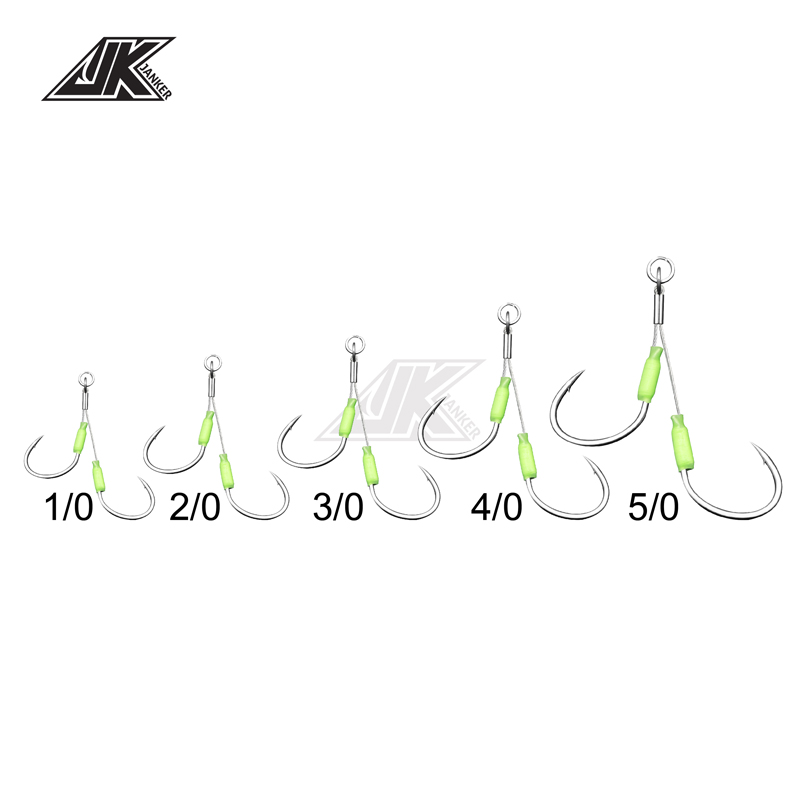 JK 3PACK Gancio da jigging res - Fishing Hook Offset recensione e prezzo
