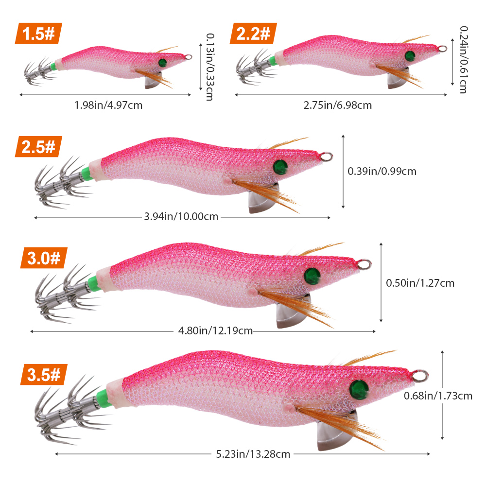 1 Pezzo di Esca Luminosa in Le - Fishing Hook Size recensione e prezzo