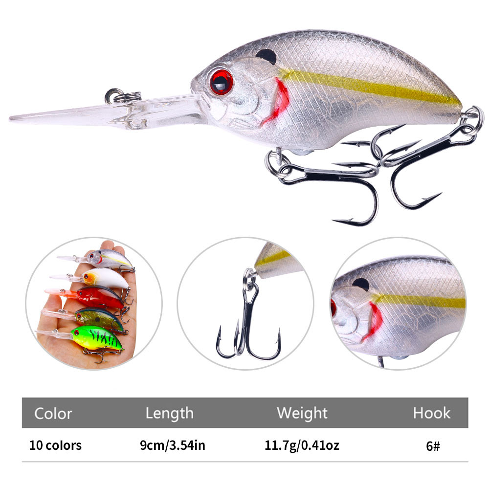 HENGJIA 11.7G 9CM Esche da Pes - Fishing Hook Treble recensione e prezzo